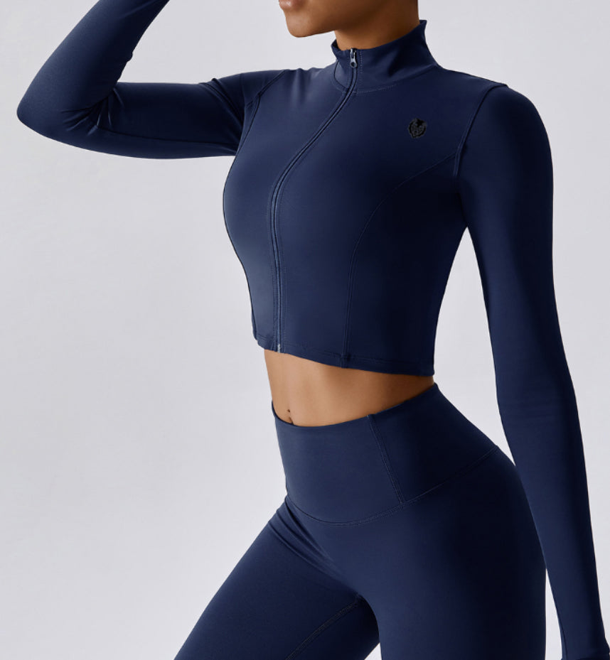 Genfit-Cropped-ZipUp-Jacket-Navy