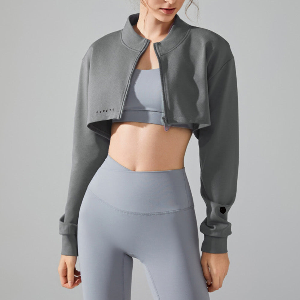 Fearless Cropped Zip Ups