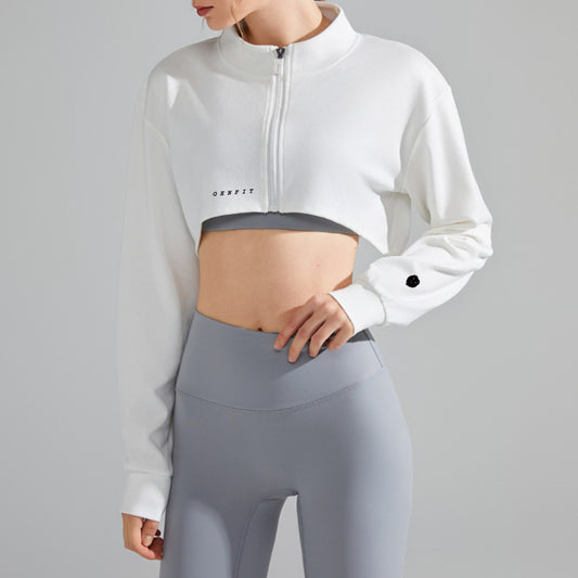 Fearless Cropped Zip Ups