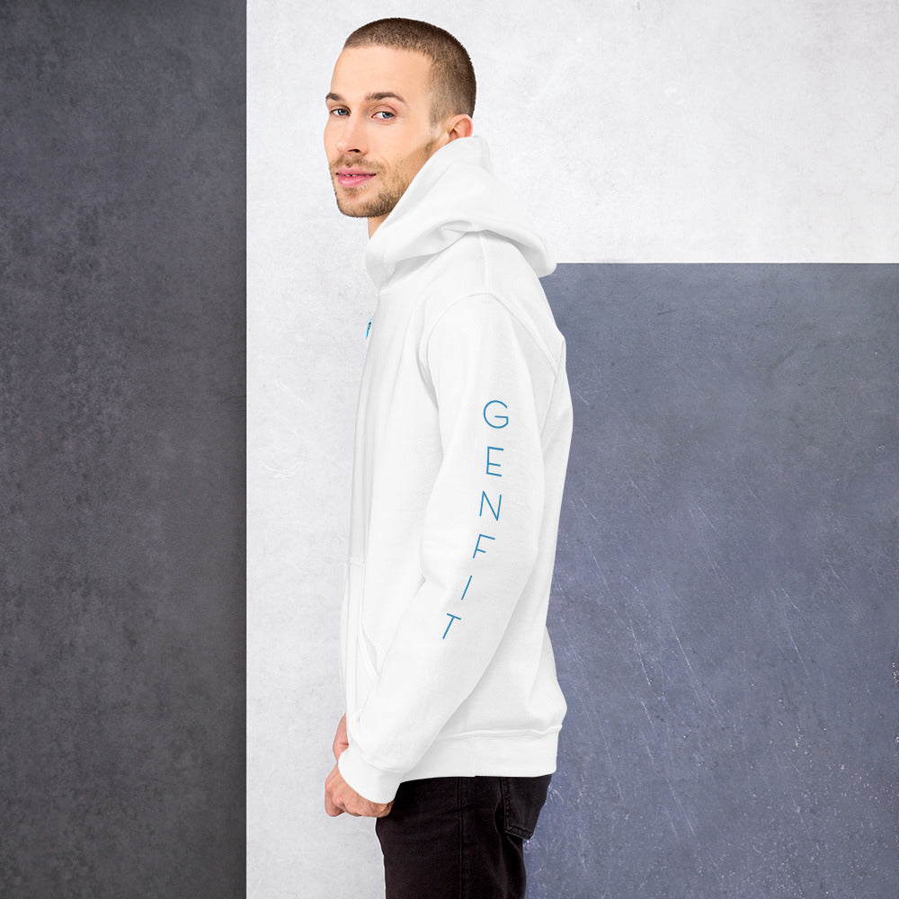 GENFIT Hoodie- Side- White